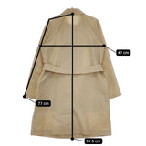 MACKINTOSH PHILOSOPHY ラグランスリーブ クリアボタン ベルト付き トレンチコート ベージュ レディース マッキントッシュフィロソフィー【中古】5-0501M∞