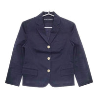 RALPH LAUREN 3B コットン テーラードジャケット ネイビー レディース ラルフローレン【中古】5-0501M∞