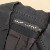 RALPH LAUREN 3B コットン テーラードジャケット ネイビー レディース ラルフローレン【中古】5-0501M∞