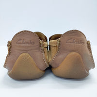 Clarks ヌバック サイズ8 シューズ・靴 ブラウン メンズ クラークス【中古】5-0219G◎