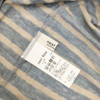 nest Robe リネン天竺ボーダーチュニック 01241-1046 ワンピース 24SS ブルー グレー レディース ネストローブ【中古】5-0409S∞