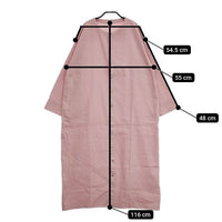 nest Robe UpcycleLino コットンリネン コクーンドレス 01231-1294 ワンピース 23SS ピンク レディース ネストローブ【中古】5-0220M∞
