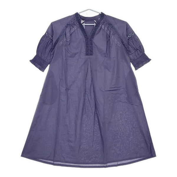 GIPSY BLUE ジプシーブルー コットンレースワンピース 半袖 ワンピース ブルー レディース【中古】5-0524S∞