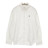 GYMPHLEX スーピマコットンボタンダウンシャツ ty22-113-02 長袖シャツ ホワイト レディース ジムフレックス【中古】5-0806M∞