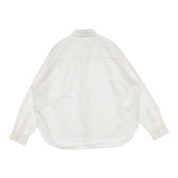 GYMPHLEX スーピマコットンボタンダウンシャツ ty22-113-02 長袖シャツ ホワイト レディース ジムフレックス【中古】5-0806M∞