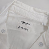 GYMPHLEX スーピマコットンボタンダウンシャツ ty22-113-02 長袖シャツ ホワイト レディース ジムフレックス【中古】5-0806M∞