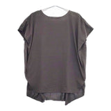 1er Arrondissement プレミアム天竺ニュアンストップス 定価14300円 ブラウス シャツ グレー レディース プルミエアロンディスモン【中古】5-0702S∞