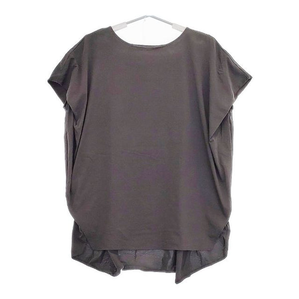 1er Arrondissement プレミアム天竺ニュアンストップス 定価14300円 ブラウス シャツ グレー レディース プルミエアロンディスモン【中古】5-0702S∞