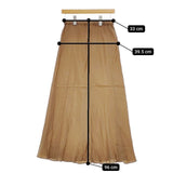 AP STUDIO フィブリルキュプラ スカート 定価22000円 ロングスカート 24SS キャメル レディース エーピーストゥディオ【中古】5-0501M∞