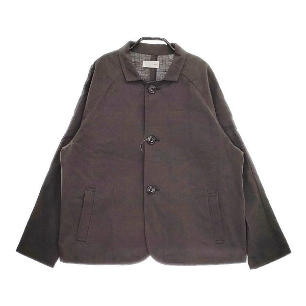 HUIS やわらかシーチングコットンアトリエジャケット 定価32780円 ジャケット チャコールグレー レディース ハウス【中古】5-0220M∞