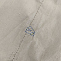 HUIS オーガニックコットンバンドカラーワイドブラウス 定価20680円 ブラウス シャツ ベージュ レディース ハウス【中古】5-0220M∞