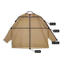 HUIS オーガニックコットンバンドカラーワイドブラウス 定価20680円 ブラウス シャツ ベージュ レディース ハウス【中古】5-0220M∞
