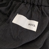 HUIS やわらかシーチングコットンバルーンパンツ 定価22880円 イージー パンツ チャコールグレー レディース ハウス【中古】5-0220M∞