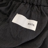 HUIS やわらかシーチングコットンバルーンパンツ 定価22880円 イージー パンツ チャコールグレー レディース ハウス【中古】5-0220M∞