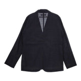 URBAN RESEARCH DOORS/STILL BY HAND UNIFY ユニフィ チェック ジャケット ネイビー レディース アーバンリサーチドアーズ/スティルバイハンド【中古】5-0501M∞