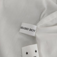 BEAMS BOY/TORI-TO スカラップ レース フリル ブラウス シャツ ホワイト レディース ビームスボーイ/トリト【中古】5-0220M∞