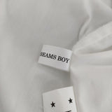 BEAMS BOY/TORI-TO スカラップ レース フリル ブラウス シャツ ホワイト レディース ビームスボーイ/トリト【中古】5-0220M∞