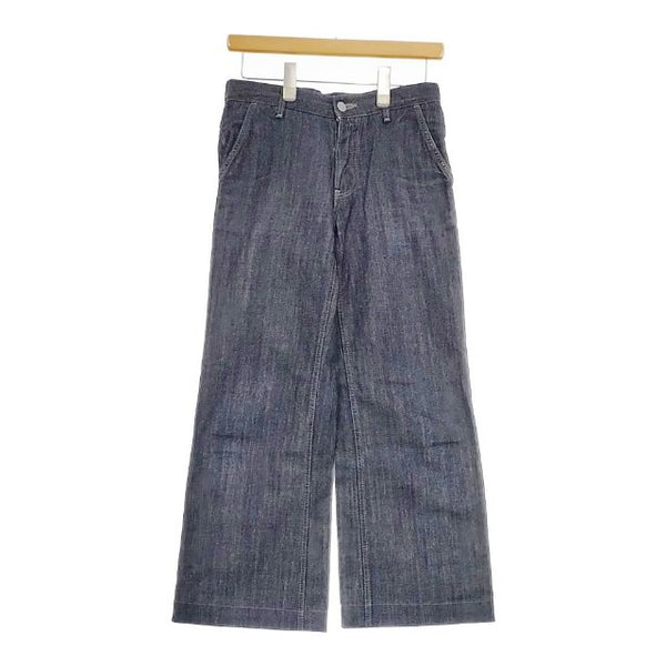 MARGARET HOWELL/EDWIN MHW0771 コットンリネン デニムパンツ ブルー レディース マーガレットハウエル/エドウィン【中古】5-0501M∞