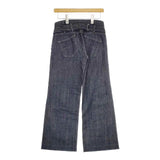 MARGARET HOWELL/EDWIN MHW0771 コットンリネン デニムパンツ ブルー レディース マーガレットハウエル/エドウィン【中古】5-0501M∞