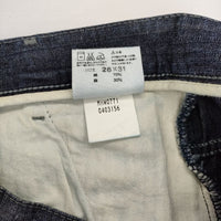 MARGARET HOWELL/EDWIN MHW0771 コットンリネン デニムパンツ ブルー レディース マーガレットハウエル/エドウィン【中古】5-0501M∞