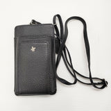 JETSETTER ジェットセッター レザーポシェット ショルダー 牛革 ポシェット ブラック レディース【中古】5-0313G◎