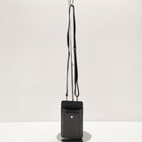 JETSETTER ジェットセッター レザーポシェット ショルダー 牛革 ポシェット ブラック レディース【中古】5-0313G◎