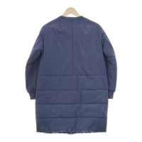 DANSKIN WARM INSULATION COAT 中綿コート DC39315-K ノーカラー サイズM コート ネイビー レディース ダンスキン【中古】5-0111A◎