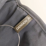 DANSKIN WARM INSULATION COAT 中綿コート DC39315-K ノーカラー サイズM コート ネイビー レディース ダンスキン【中古】5-0111A◎