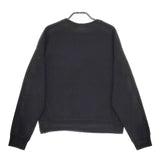 Champion リバースウィーブ 刺繍ロゴ　ホンジュラス製 トレーナー スウェット ブラック レディース チャンピオン【中古】5-0220M∞