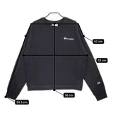 Champion リバースウィーブ 刺繍ロゴ　ホンジュラス製 トレーナー スウェット ブラック レディース チャンピオン【中古】5-0220M∞