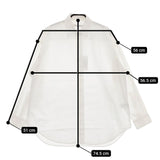 FRAMeWORK コットンレギュラーカラーシャツ 定価10780円 長袖シャツ 23SS オフホワイト レディース フレームワーク【中古】5-0220M∞