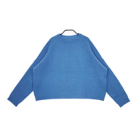 ARTS&SCIENCE Big sweater LS Soft cashmere yarn カシミヤ100% 083-L865-K48 サイズ1 セーター ニット ライトブルー レディース アーツ&サイエンス【中古】5-0123T△