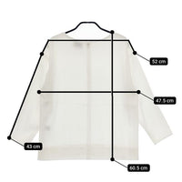 UNITED ARROWS トリアセテート ポリエステル 1521-299-1229 サテン ブラウス シャツ オフホワイト レディース ユナイテッドアローズ【中古】5-0501M∞