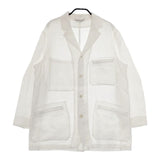 ARTS&SCIENCE Perfumer's jacket パフューマージャケット 0211-U2108-1000 リネン ジャケット 21SS ホワイト レディース アーツ&サイエンス【中古】5-0409M∞
