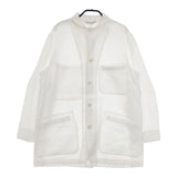 ARTS&SCIENCE Perfumer's jacket パフューマージャケット 0211-U2108-1000 リネン ジャケット 21SS ホワイト レディース アーツ&サイエンス【中古】5-0409M∞