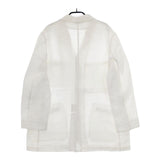 ARTS&SCIENCE Perfumer's jacket パフューマージャケット 0211-U2108-1000 リネン ジャケット 21SS ホワイト レディース アーツ&サイエンス【中古】5-0409M∞