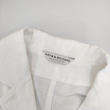 ARTS&SCIENCE Perfumer's jacket パフューマージャケット 0211-U2108-1000 リネン ジャケット 21SS ホワイト レディース アーツ&サイエンス【中古】5-0409M∞