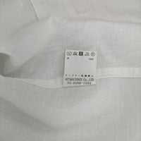ARTS&SCIENCE Perfumer's jacket パフューマージャケット 0211-U2108-1000 リネン ジャケット 21SS ホワイト レディース アーツ&サイエンス【中古】5-0409M∞