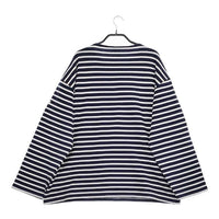 ORCIVAL バスクシャツ ボーダー 長袖Ｔシャツ カットソー ロンＴ ネイビー ホワイト レディース オーシバル/オーチバル【中古】5-0220M∞