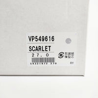 SOLS 新品 チャッカ SCARLET 27cm スウェード 日本製 久留米 定価22000円 スニーカー レッド メンズ ソルス【中古】5-0123G◎