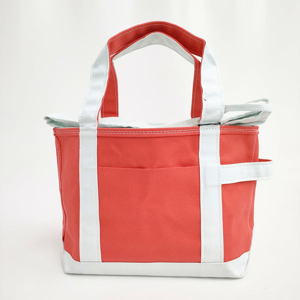 TEMBEA 新品 TOTE BAG S 定価12500円 コットン トートバッグ レッド レディース テンベア【中古】5-0206G◎