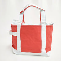 TEMBEA 新品 TOTE BAG S 定価12500円 コットン トートバッグ レッド レディース テンベア【中古】5-0206G◎