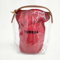 TEMBEA 新品 PVC ビニール BH TOTE 定価15000円 トートバッグ レッド レディース テンベア【中古】5-0206G◎#