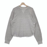 Shinzone W GAZETTE PULLOVER 定価14300円 21SMSCU12 コットン トレーナー カットオフ スウェット グレー レディース シンゾーン【中古】5-0206M△