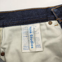 ACNE STUDIOS SWAMP INDIGO 18D165 Bla Konst ショートパンツ ハーフパンツ ショーツ ネイビー レディース アクネストゥディオズ【中古】5-0501M∞