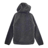 GYMPHLEX ボアフリース くるみボタン J-1185PL ジャケット サイズ12 パーカー チャコールグレー レディース ジムフレックス【中古】5-0206T△