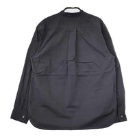 MARGARET HOWELL 578-4153009 SUPER FINE COTTON 1 バンドカラー 長袖シャツ 24SS チャコールグレー レディース マーガレットハウエル【中古】5-0730M∞