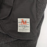MARGARET HOWELL/FOX BROTHERS ウール クロップド ワイドパンツ 578-7144040 サイズ1 ガウチョパンツ チャコールグレー レディース マーガレットハウエル/フォックスブラザーズ【中古】5-0206T△