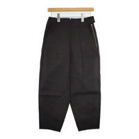 MHL. DRY Natural Cotton CANVAS 595-3243504 コットン サイズ0 パンツ 23AW チャコールグレー系 レディース エムエイチエル【中古】5-0730G∞