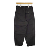MHL. DRY Natural Cotton CANVAS 595-3243504 コットン サイズ0 パンツ 23AW チャコールグレー系 レディース エムエイチエル【中古】5-0730G∞